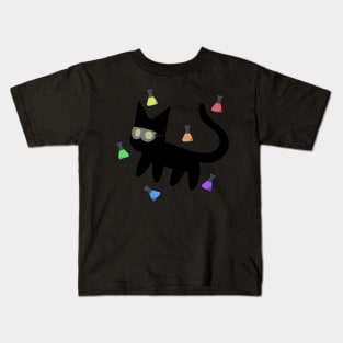Scientist Cat Kids T-Shirt